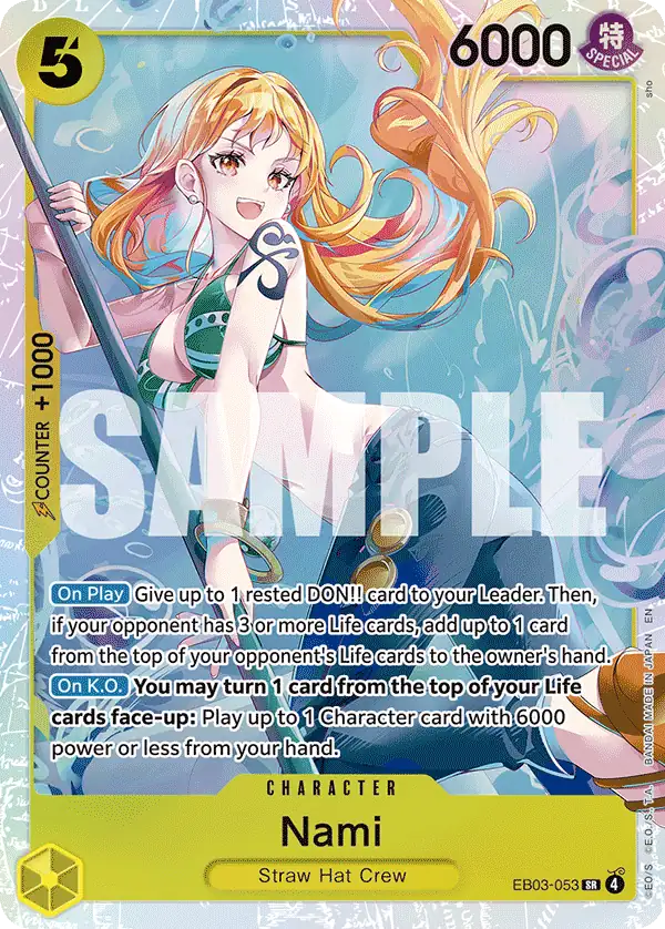 Karte Nami