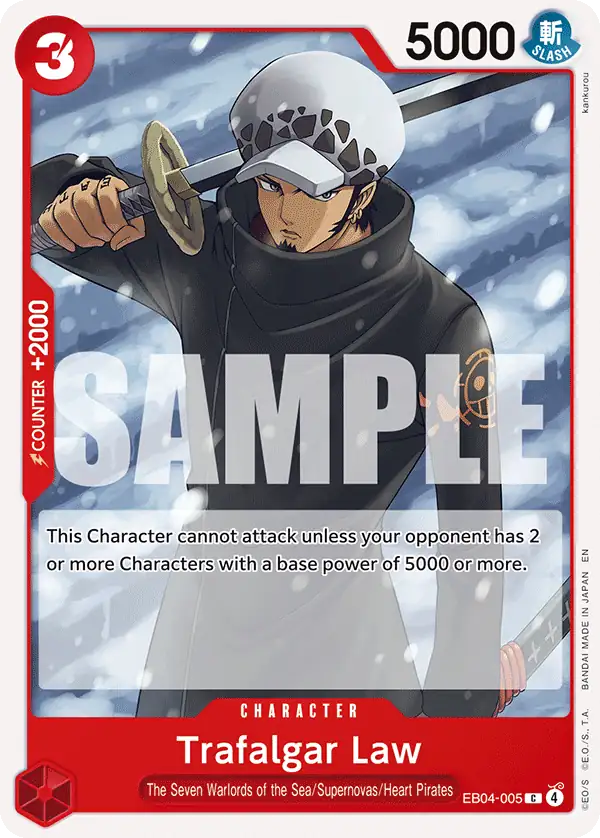 Karte Trafalgar Law