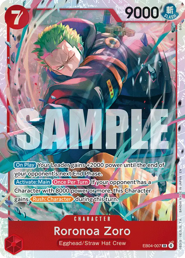 Carta Roronoa Zoro