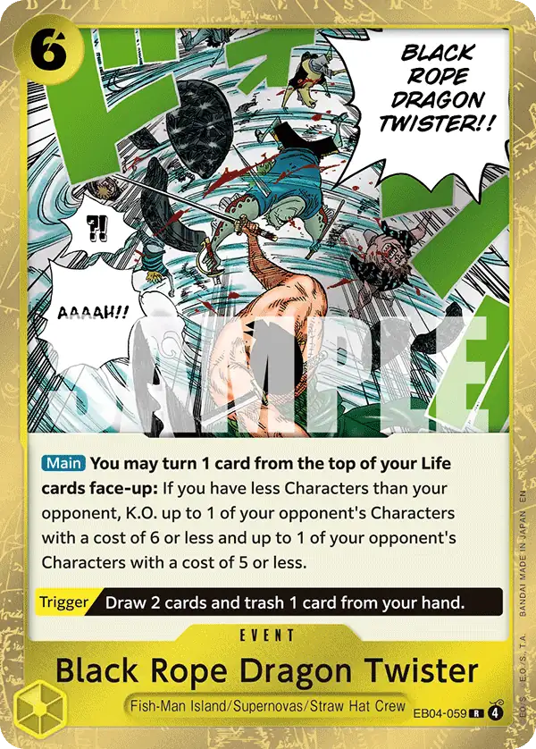 Karte Black Rope Dragon Twister