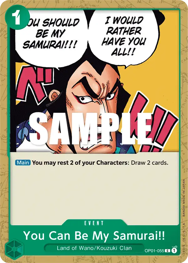 Carta You Can Be My Samurai!!