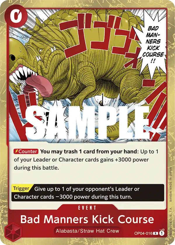 Carta Bad Manners Kick Course