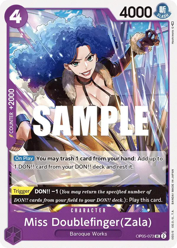 Karte Miss Doublefinger(Zala)