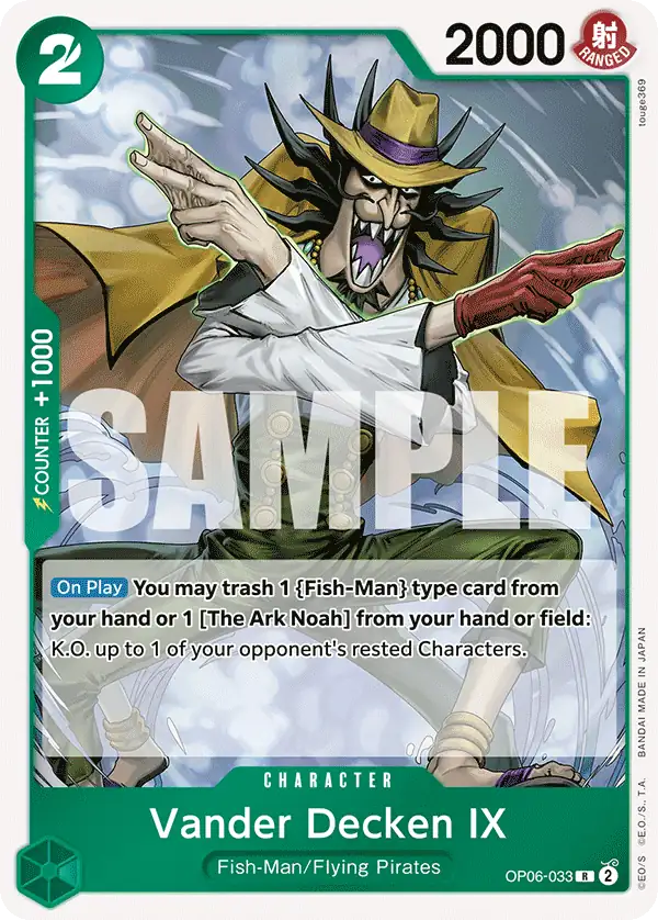 Carta Vander Decken IX