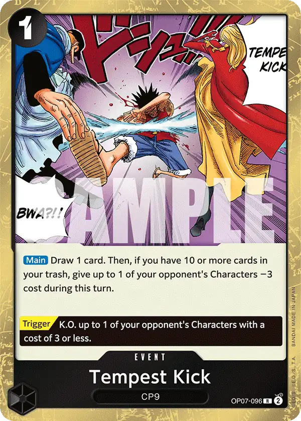 Carta Tempest Kick