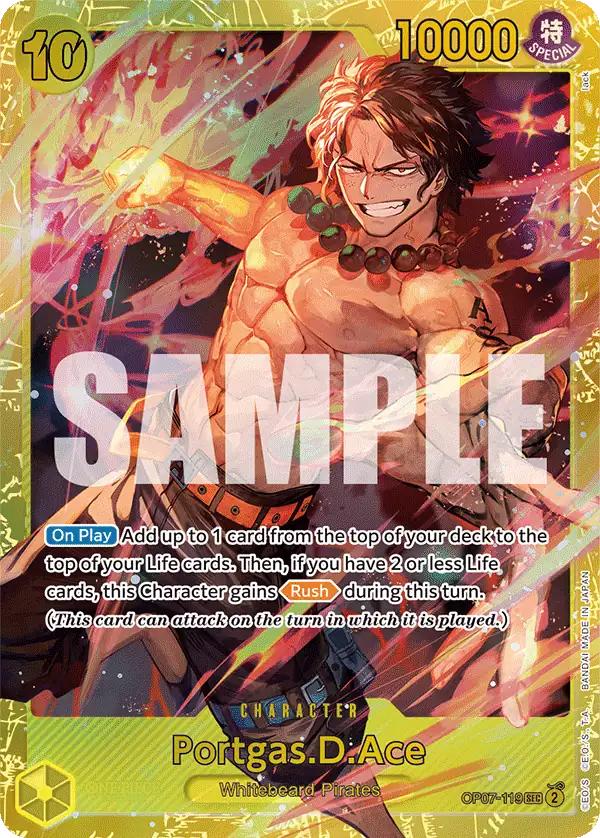 Karte Portgas.D.Ace