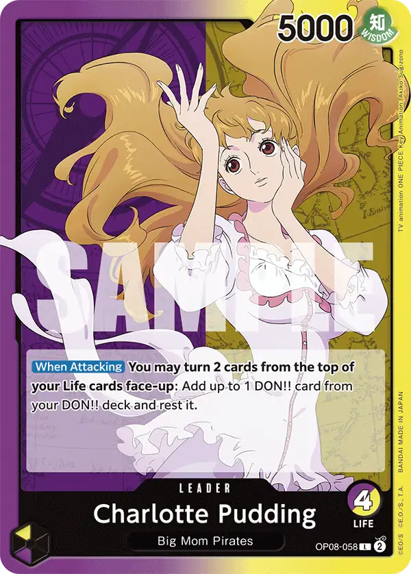 Karte Charlotte Pudding
