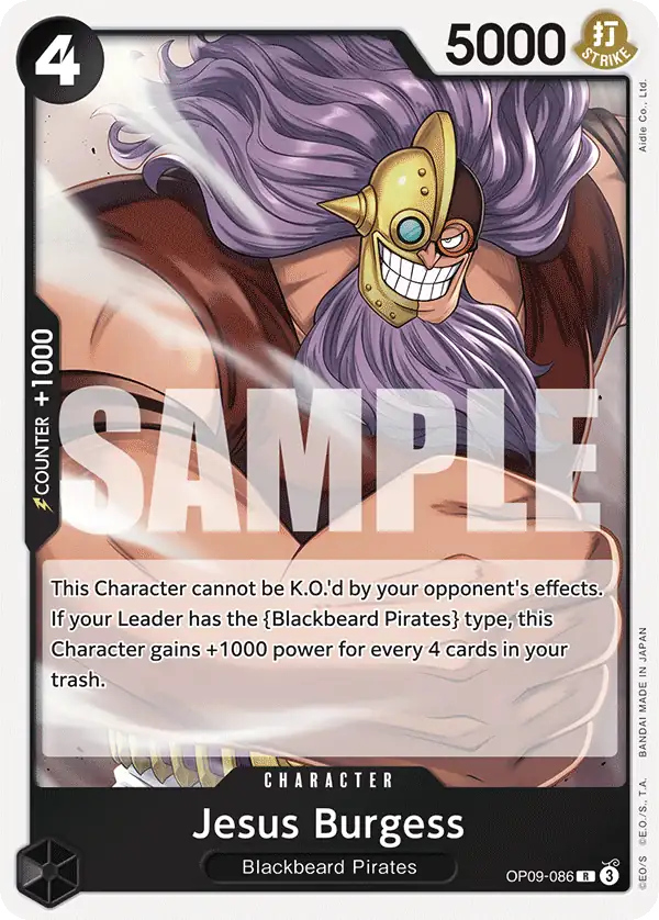 Jesus Burgess card