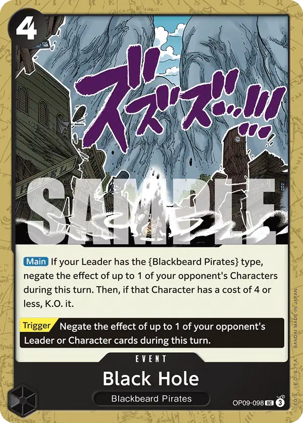 Black Hole card