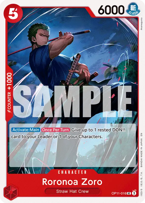 Karte Roronoa Zoro