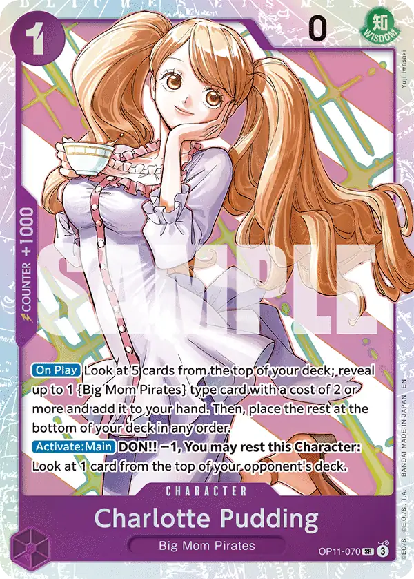 Karte Charlotte Pudding