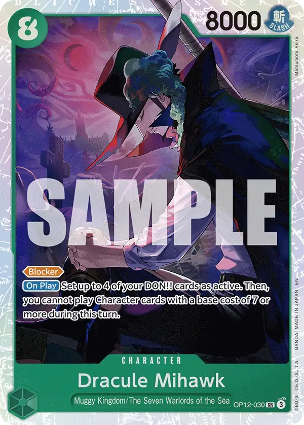 Carta Dracule Mihawk