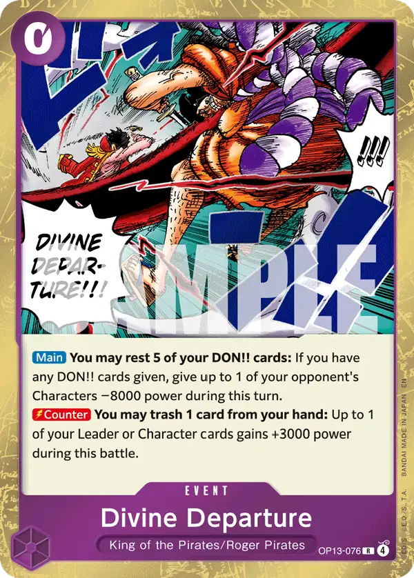 Karte Divine Departure
