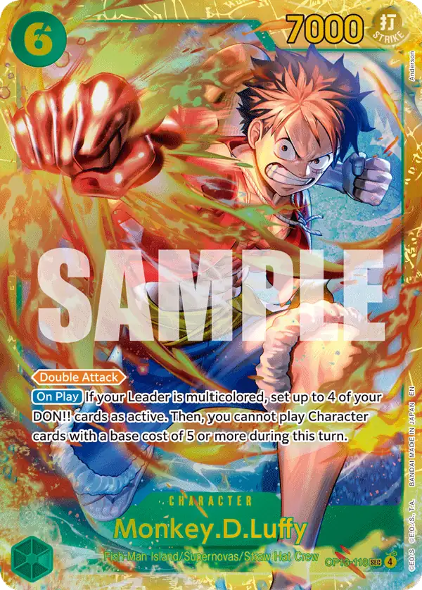 Carta Monkey.D.Luffy