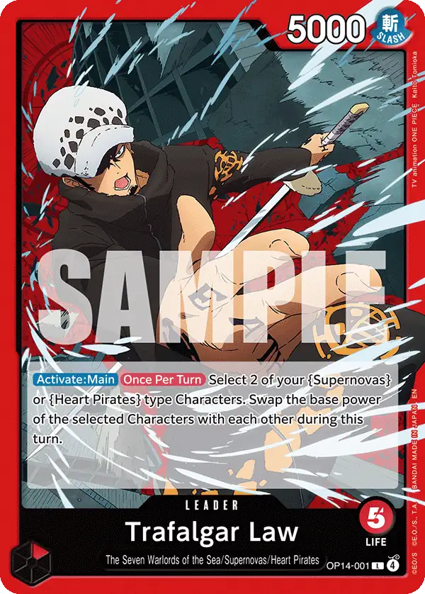Karte Trafalgar Law