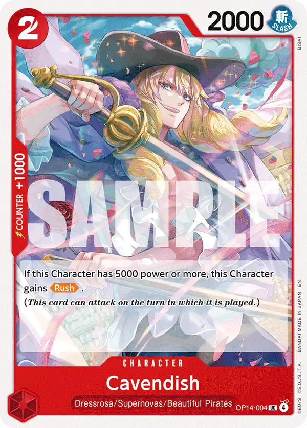 Karte Cavendish
