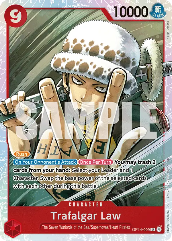 Karte Trafalgar Law