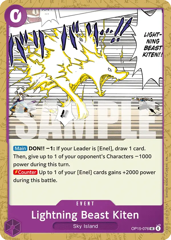 Carta Lightning Beast Kiten
