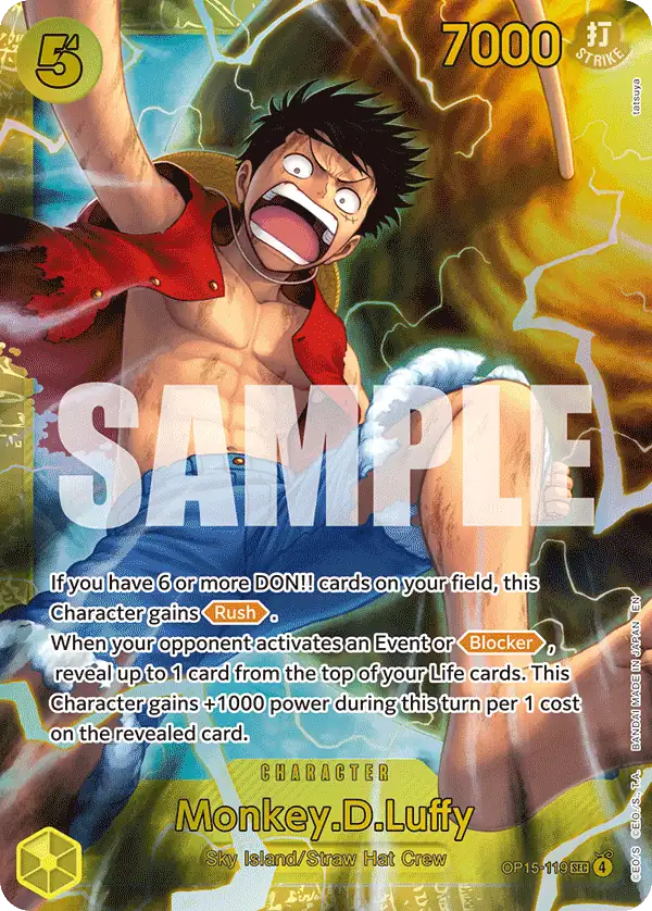 Karte Monkey.D.Luffy