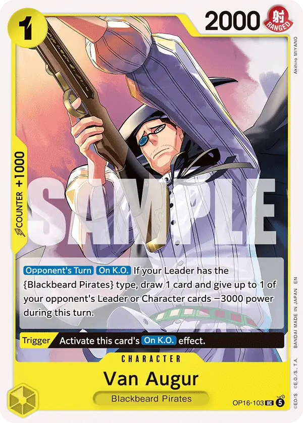 Van Augur card