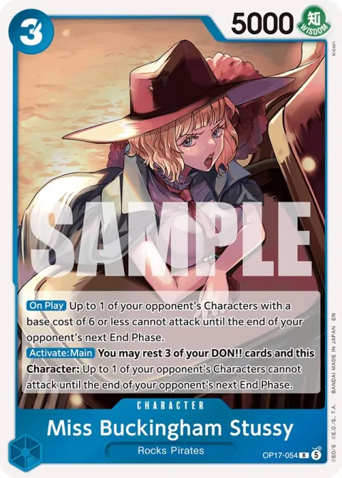 Carta Miss Buckingham Stussy
