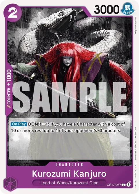 Carta Kurozumi Kanjuro