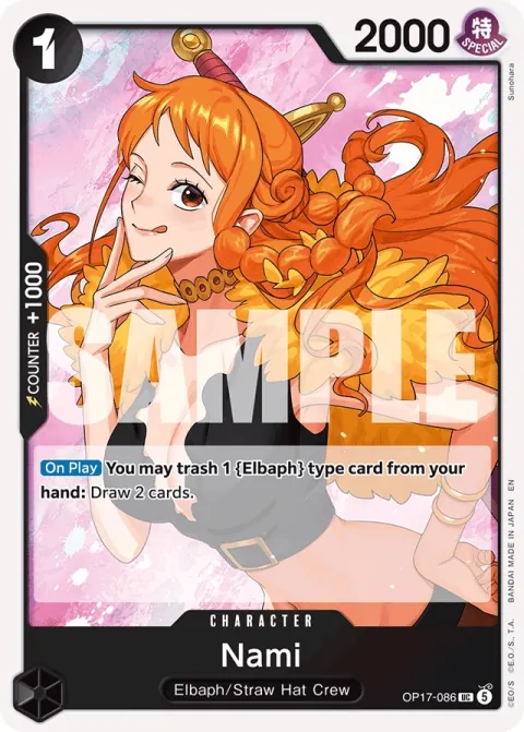 Karte Nami