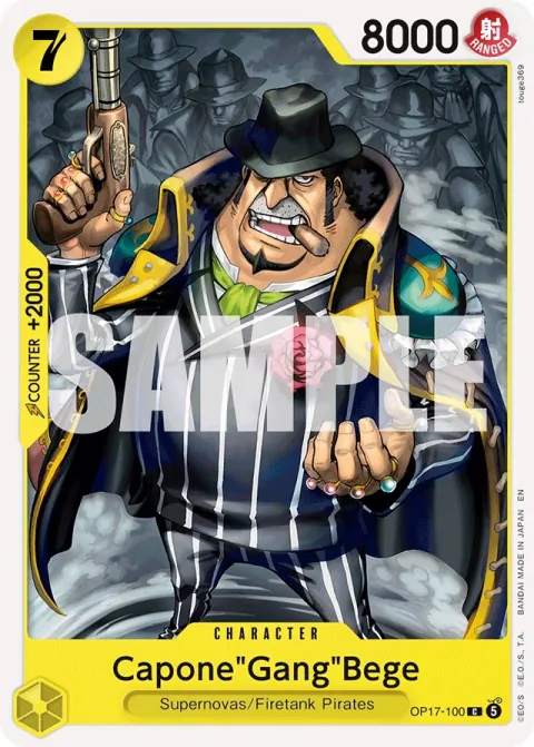Karte Capone"Gang"Bege