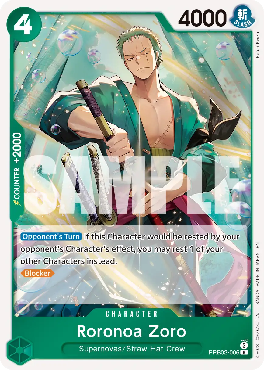 Carta Roronoa Zoro