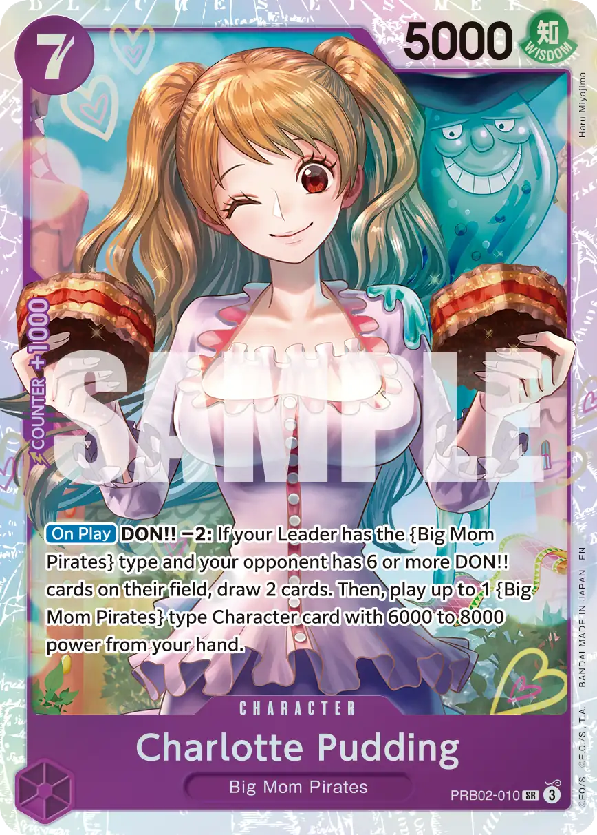 Karte Charlotte Pudding