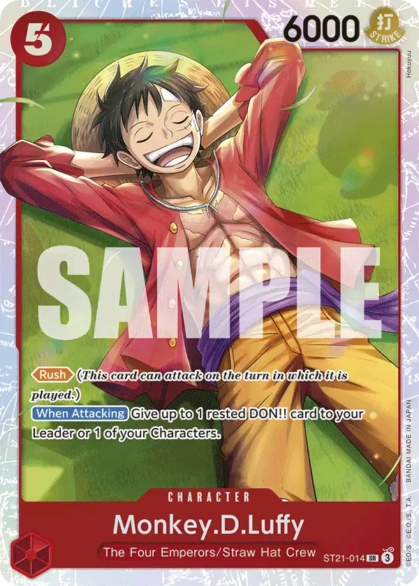 Carta Monkey.D.Luffy