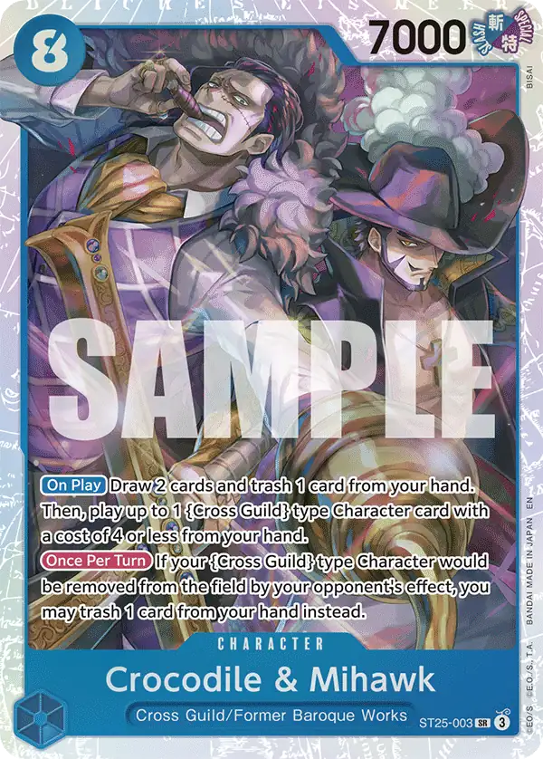 Karte Crocodile & Mihawk