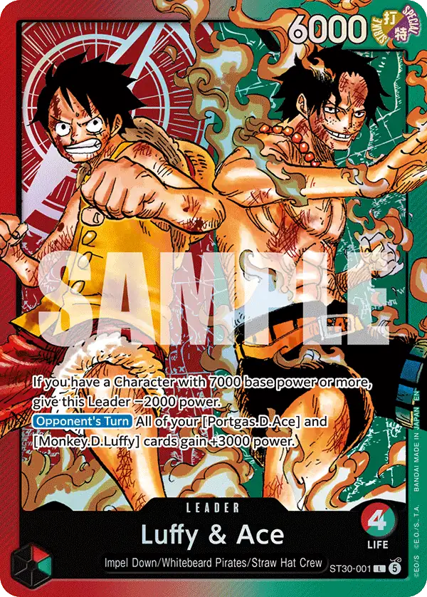 Karte Luffy & Ace