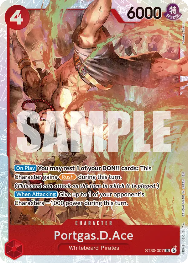 Karte Portgas.D.Ace