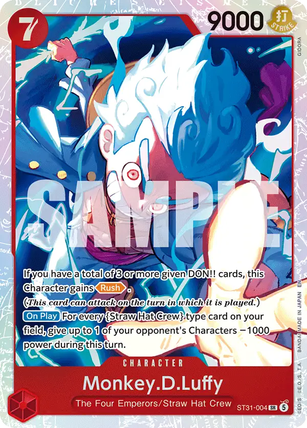 Carta Monkey.D.Luffy